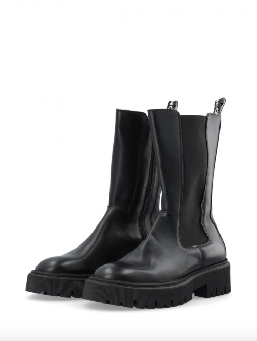 BIAGARBI High Chelsea Boot Crust Warmline - Black