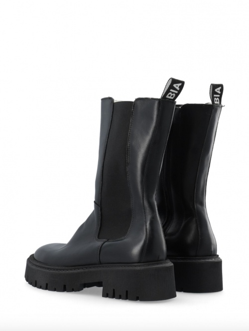 BIAGARBI High Chelsea Boot Crust Warmline - Black