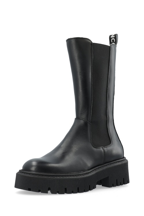 BIAGARBI High Chelsea Boot Crust Warmline - Black