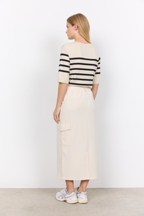 SC-DOLLIE STRIPE 765 pullover PF24 - 91620C CREAM MELANGE COMBI