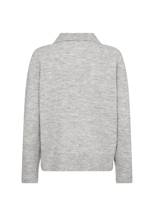 SC-NESSIE 61 pullover W24 - 99110 LT GREY MELANGE